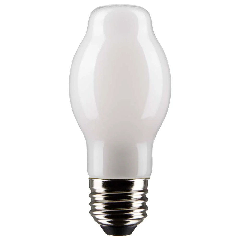 Satco 5w BT15 LED 2700K Medium Base White Dimmable - 40w equiv