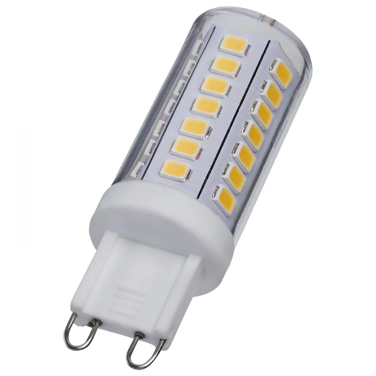 Satco 5w Mini LED G9 Double Loop Base 120v 3000K Clear Finish Bulb