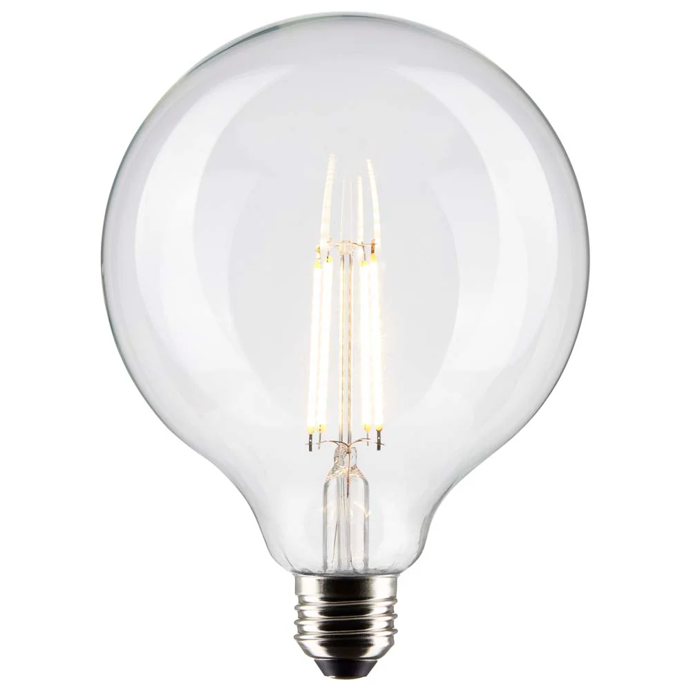 Satco 8w G40 Globe Filament LED 4000K Medium Base Dimmable - 100w equiv - Image 2