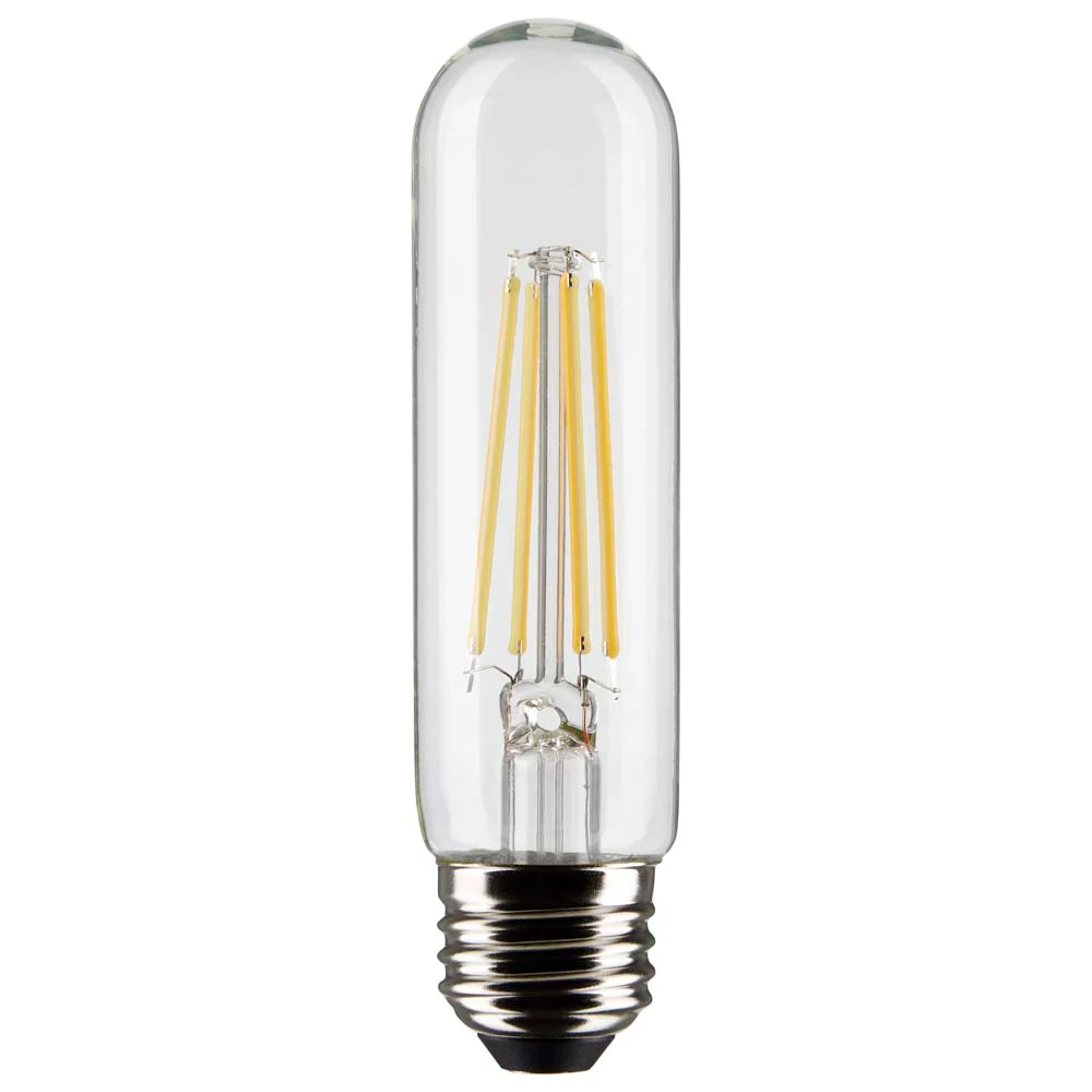 Satco 8w T10 LED 3000K Medium Base Dimmable - 60w equiv