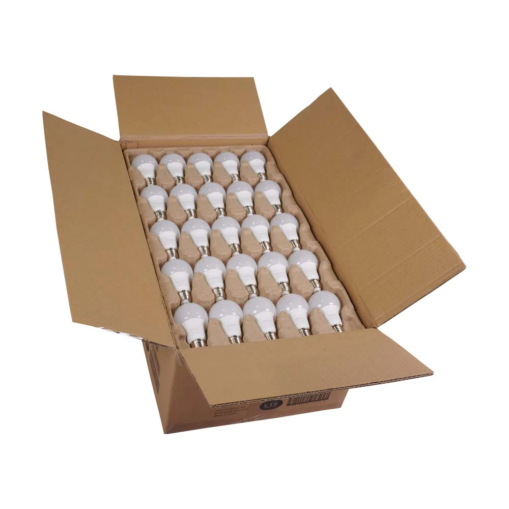 100Pk - Satco 9w 120v A19 LED Bulb Frosted E26 Medium Base 4000k - 60w-equiv - Image 2