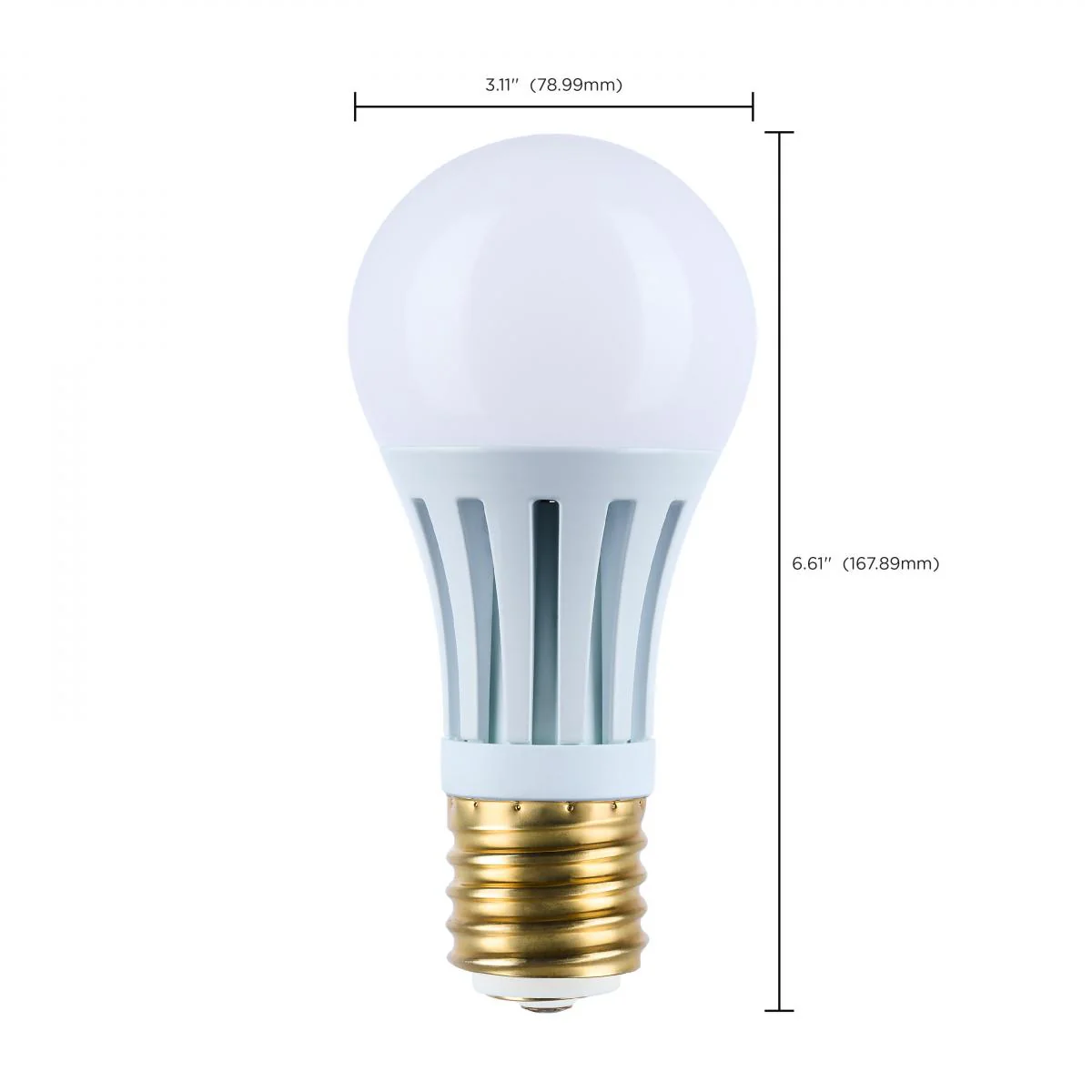 Satco PS25 LED Three-Way Lamp Wattage Tunable 2700K E39d Mogul Base 120v - Image 6