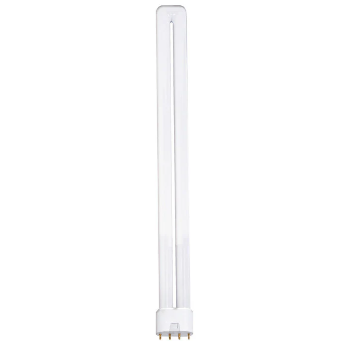 Satco S2969 50W Long Single Tube 4-Pin 2G11 Plug-In base 4100K fluorescent bulb