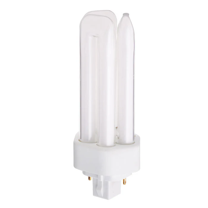 Satco S4368 26W Triple Tube 2-Pin GX24D-3 Plug-In base 2700K fluorescent bulb