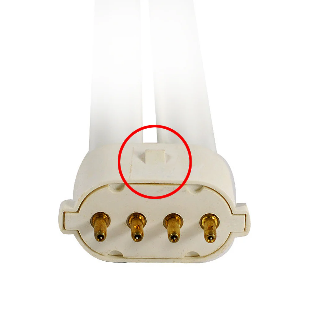 Satco S8364 9W Single Tube 4-Pin 2G7 Plug-In base 2700K fluorescent bulb - Image 2