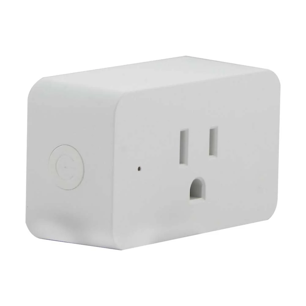 Wi-Fi On-Off Plug-in Outlet - 15 Amp - Satco Starfish Smart Technology