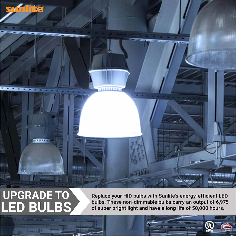 Sunlite 45w LED G4 Corncob Bulb 120-277v E39 Mogul Base 5000K Bulb - 200w Equiv - Image 4