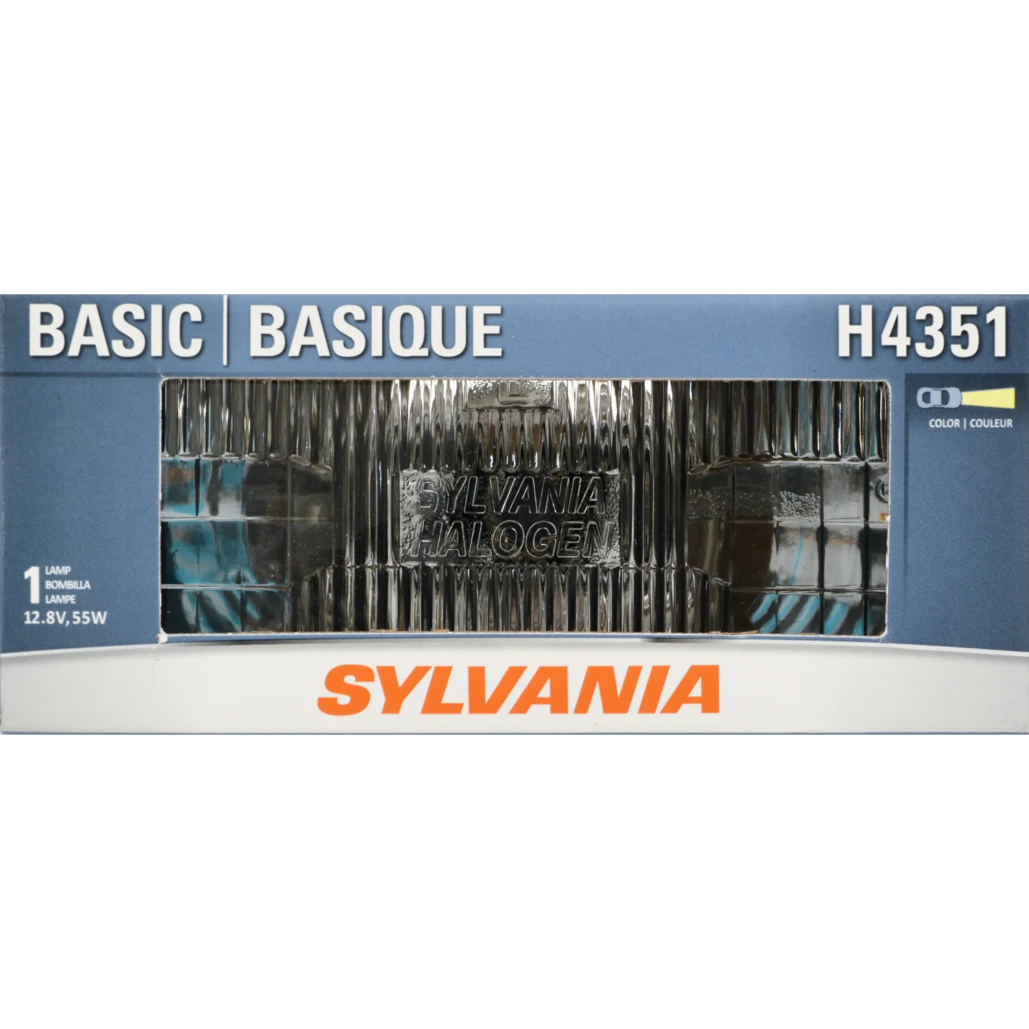SYLVANIA H4351 Standard Rectangular Halogen Headlight Bulb