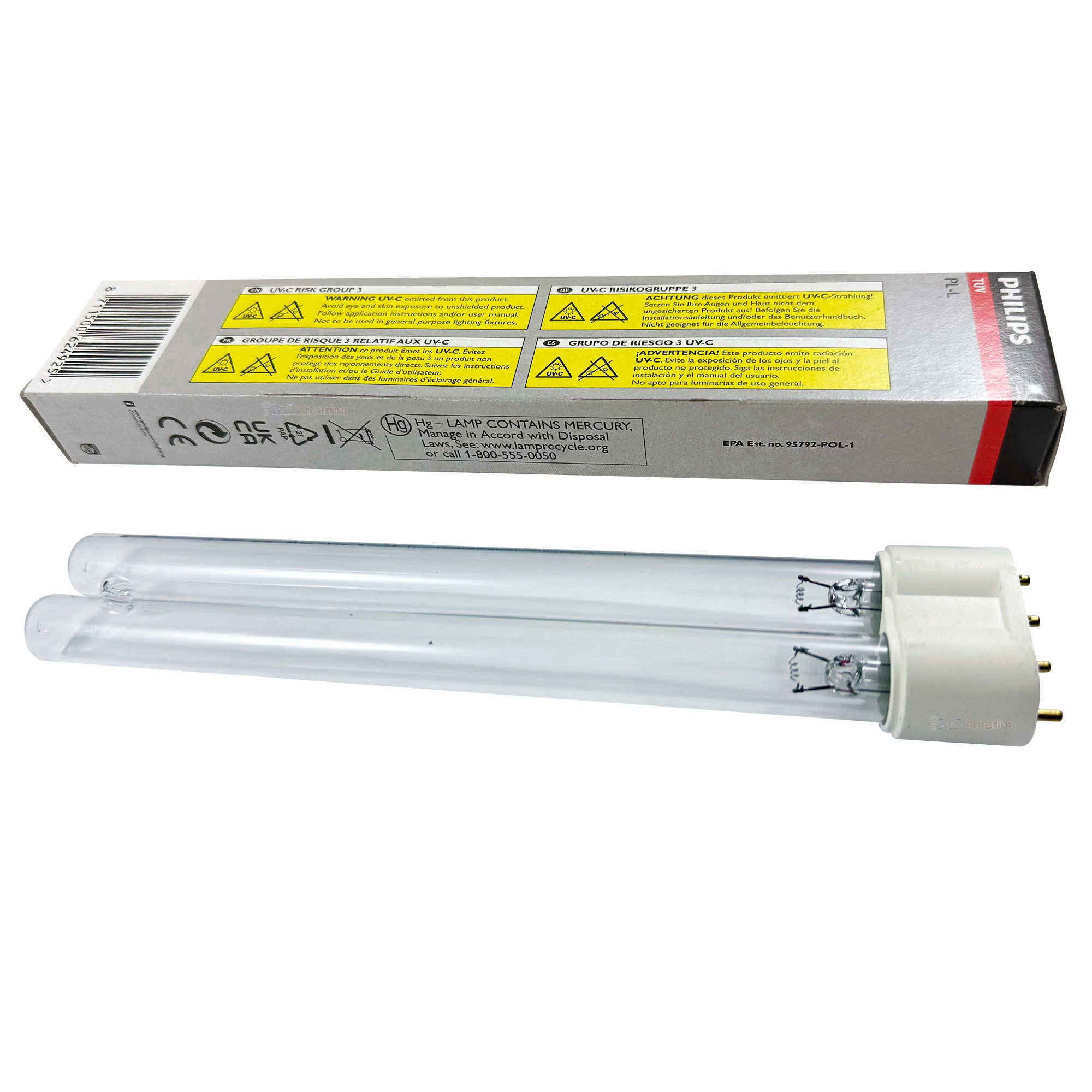 Ultravation UME-2000 Germicidal UV Replacement bulb - Philips OEM bulb - Image 3