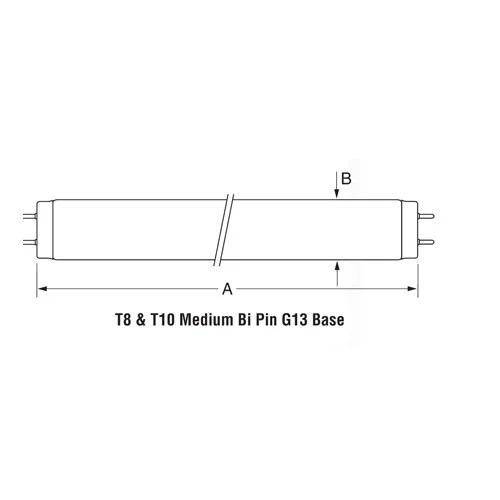 USHIO  F15T8BLB 15W UV Blacklight Blue Fluorescent Lamp - Image 2