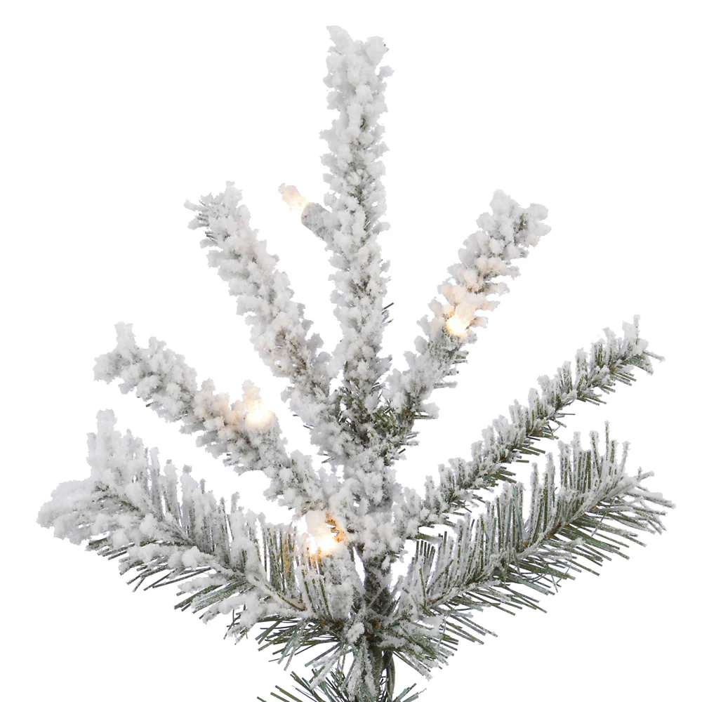 Vickerman 10ft. Sierra Fir Slim Artificial Christmas Tree in Warm White LED lights - Image 2