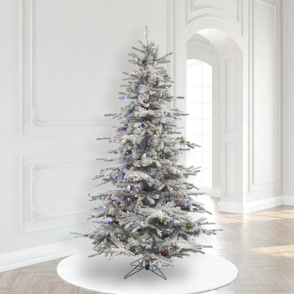 Vickerman 12ft. Sierra Fir Artificial Christmas Tree Multi-Colored LED lights - Image 4