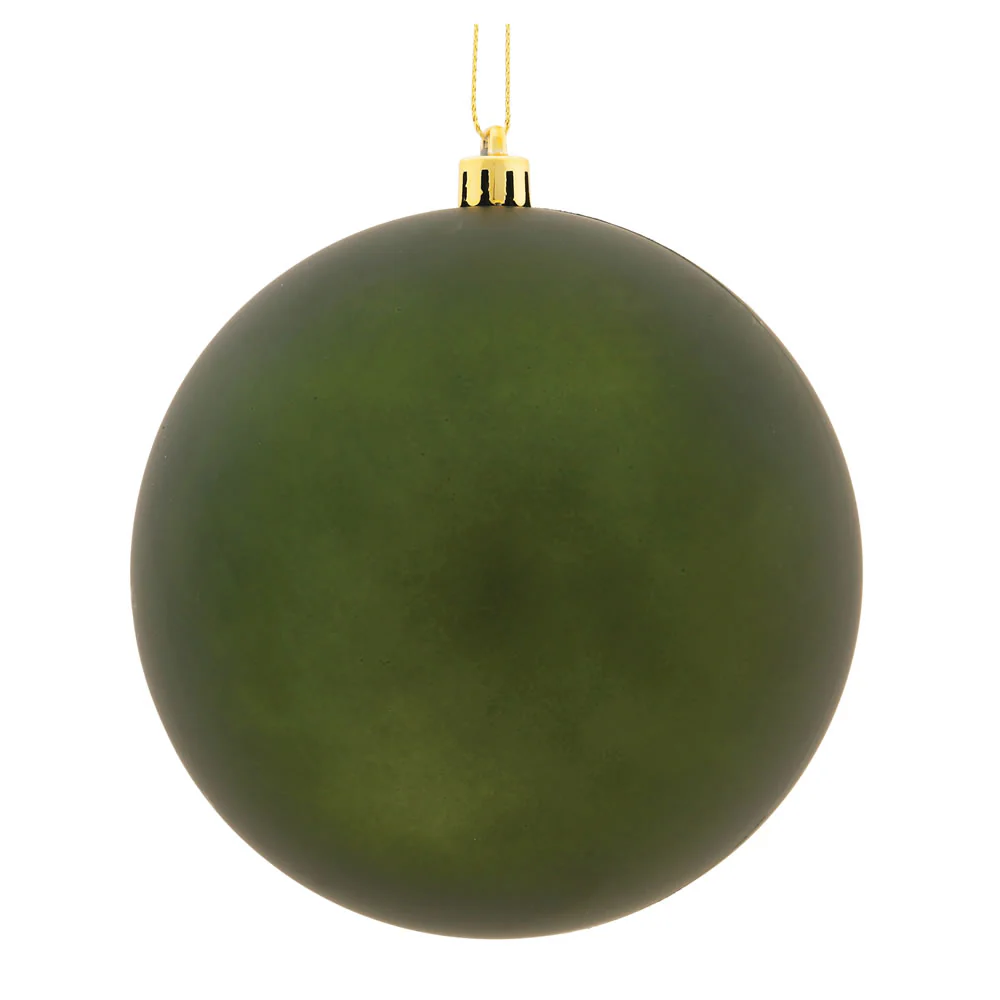 Vickerman 2.4 in. Moss Green Matte Ball Christmas Ornament
