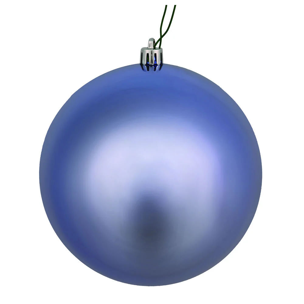 Vickerman 2.75 in. Periwinkle Ball Christmas Ornament