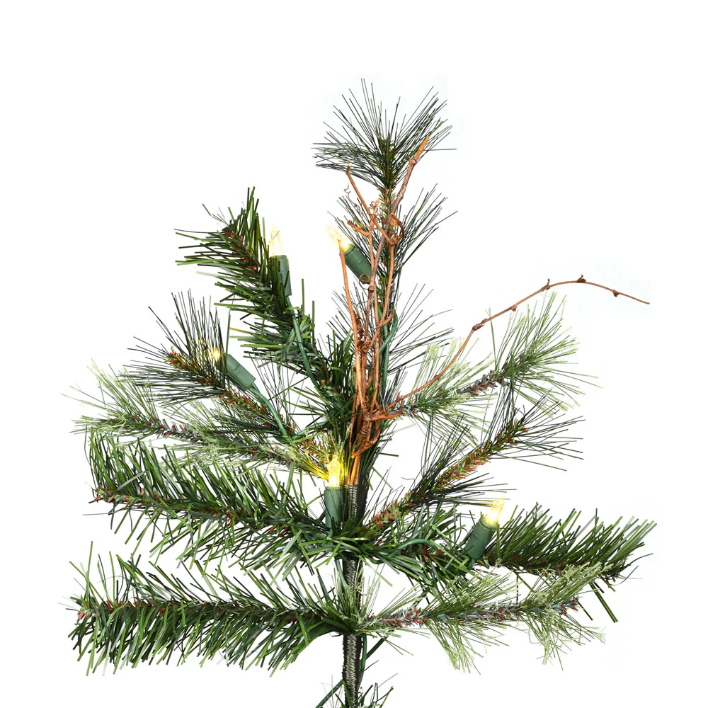 Vickerman 6.5ft. Mixed Country Pine Artificial Christmas Tree in LED Lights - Image 2
