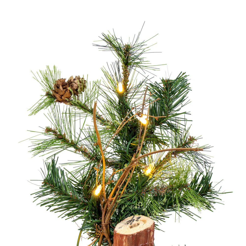Vickerman 6ft. Mixed Country Alpine Artificial Christmas Tree - Image 2