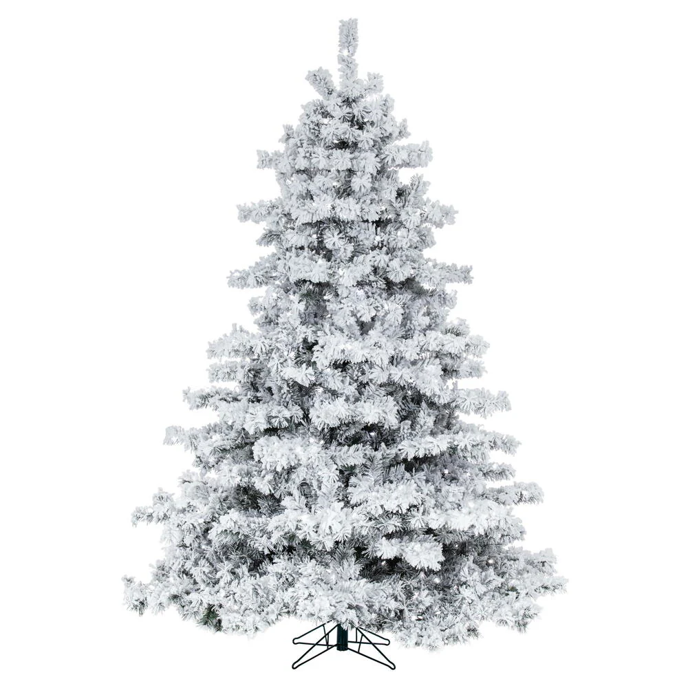Vickerman 9ft.Alaskan Pine Artificial Christmas Tree in LED lights